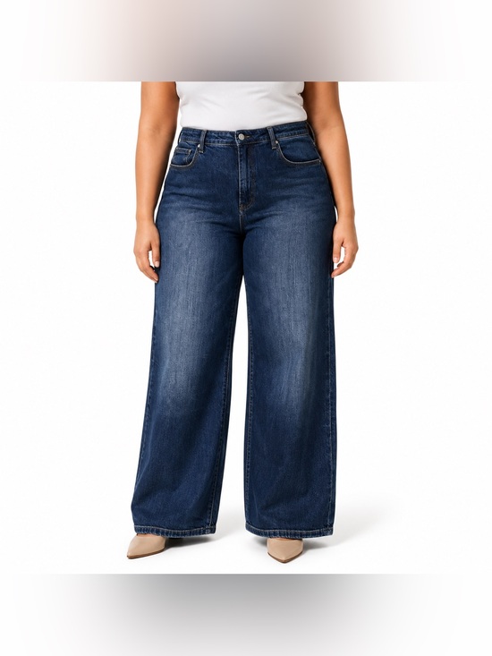 Anthropologie Denim - Pilcro Anthropologie Size 32 High Rise Wide Leg Dark Wash Jeans